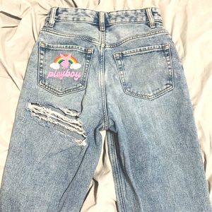 COPY - Pacsun X Playboy Lightwash High Rise Jeans